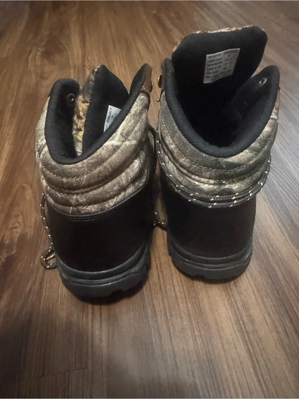 Men's Brown Suede Hiking Boots with Black Outsole
